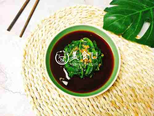 凉拌野苦菜