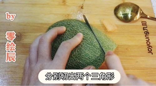 哈密瓜创意摆盘之可爱小猪果盘