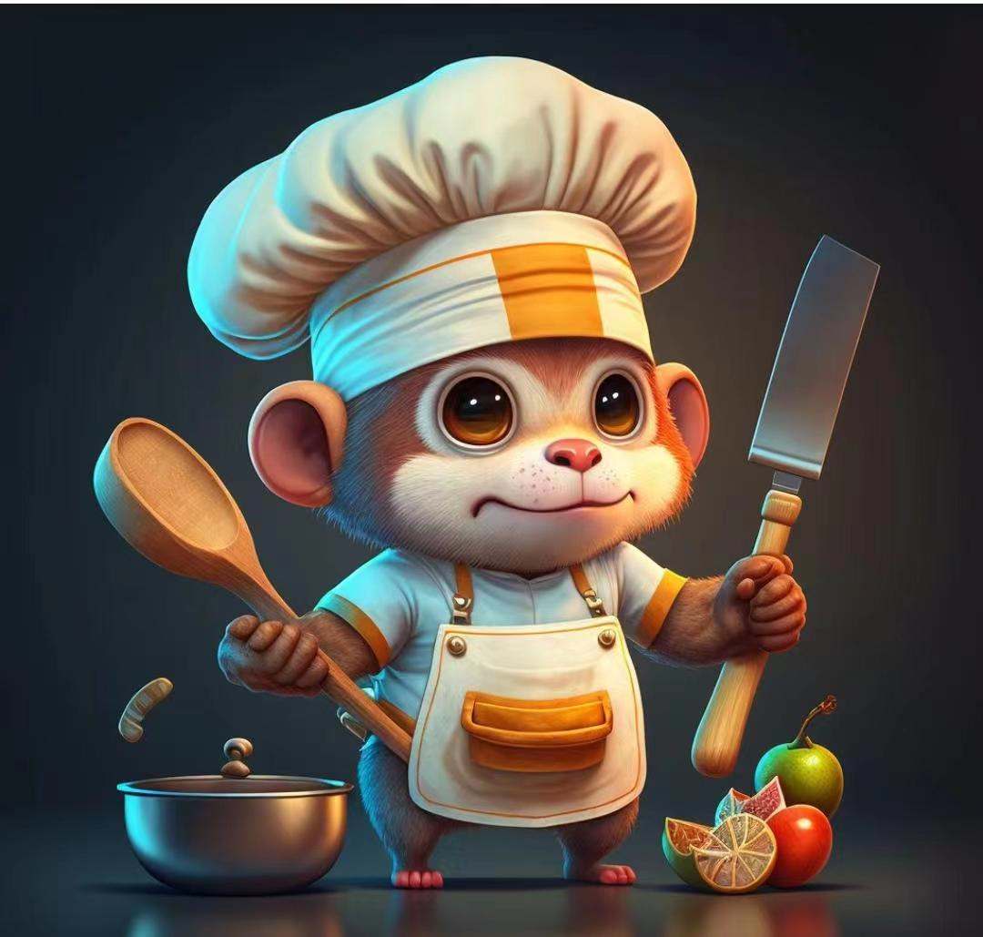 发一组十二生肖的厨师头像