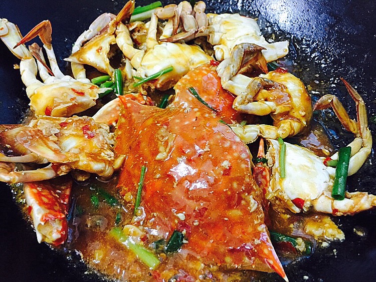 香辣酱炒螃蟹