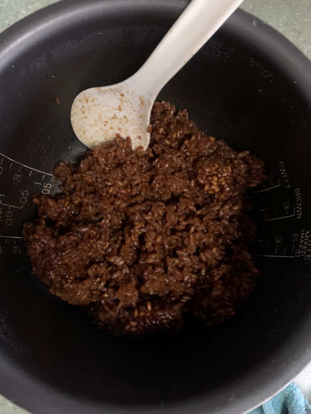 南瓜红糖糯米饭