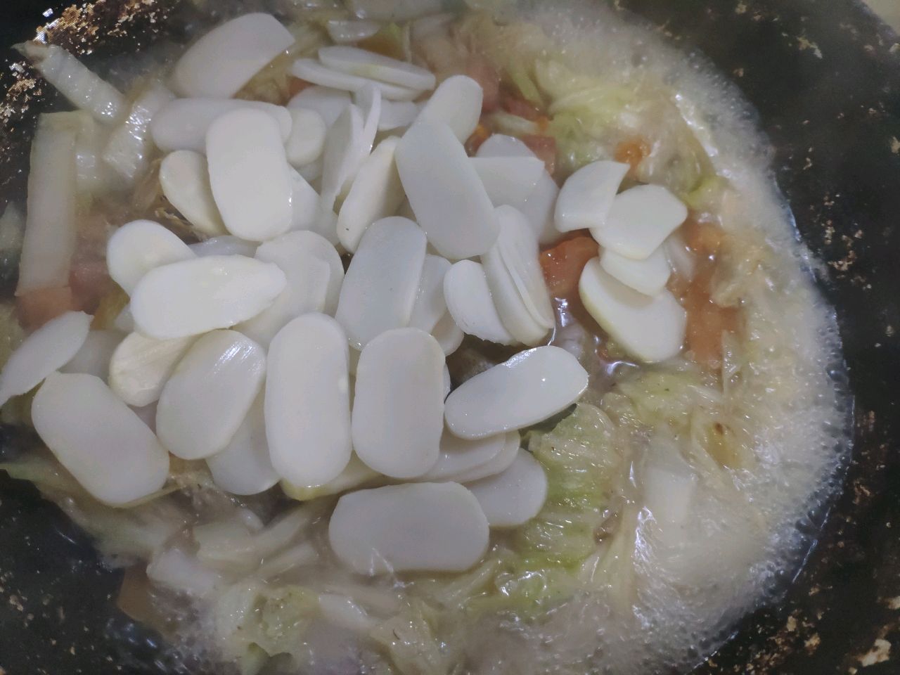 三鲜黄鱼年糕汤