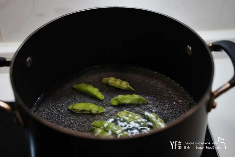 奶Fufu麻薯豌豆青团