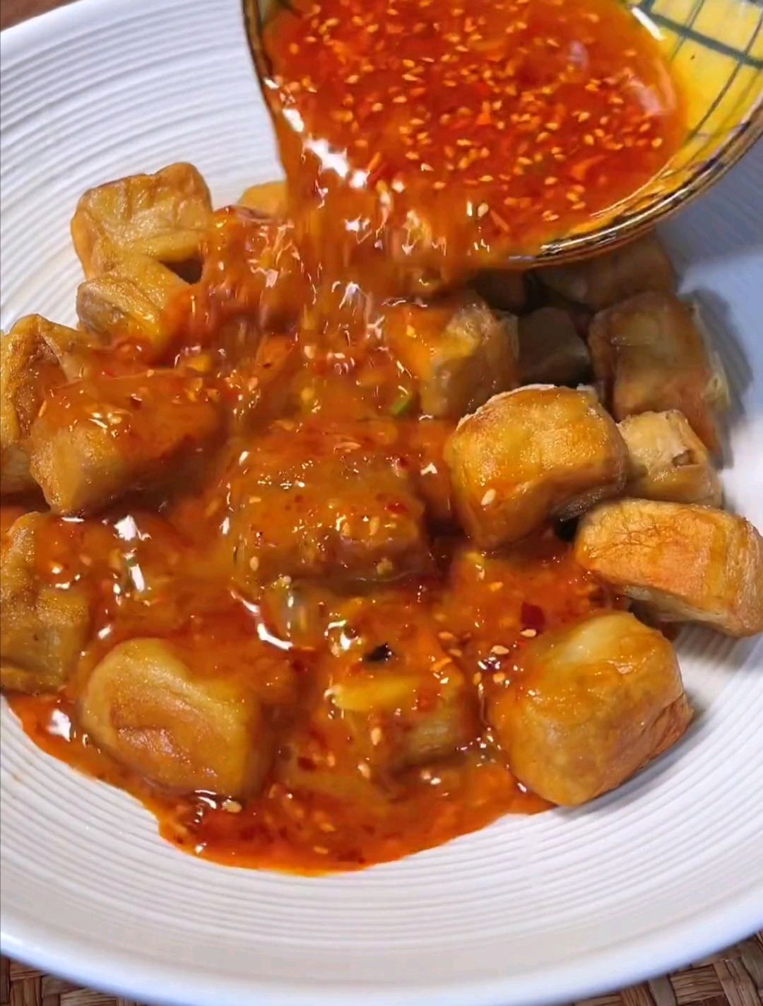 油炸毛豆腐