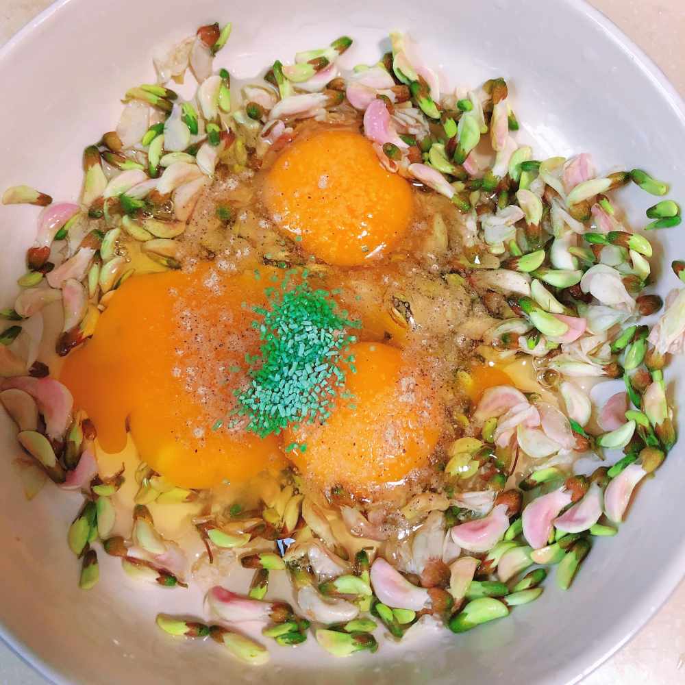 春日限定-槐花煎蛋