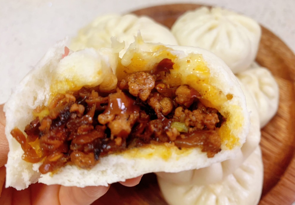 外婆菜肉包子