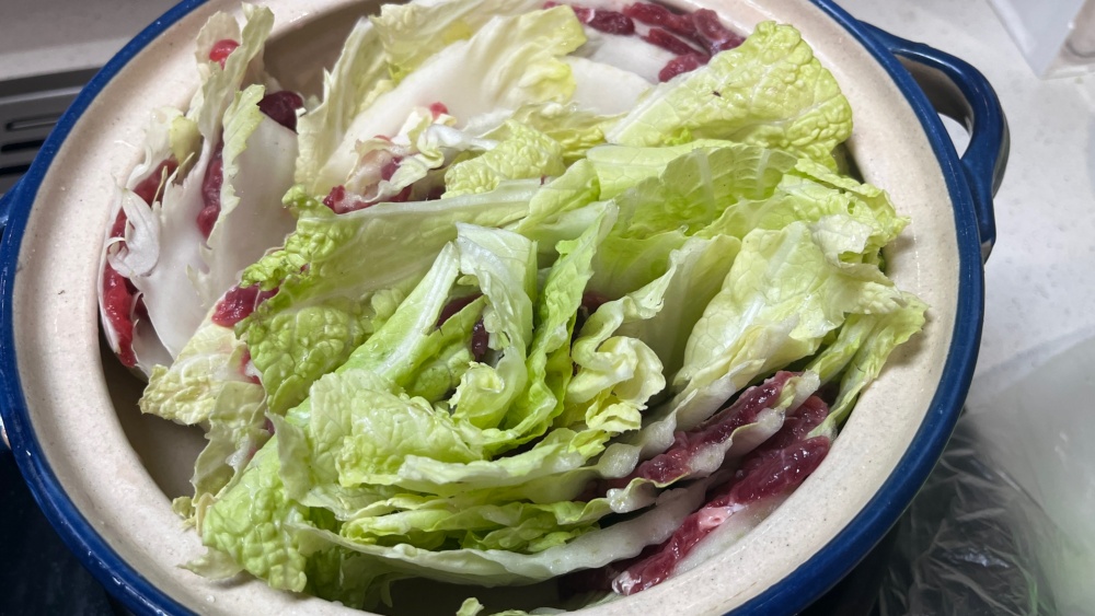 冬日白菜牛肉煲