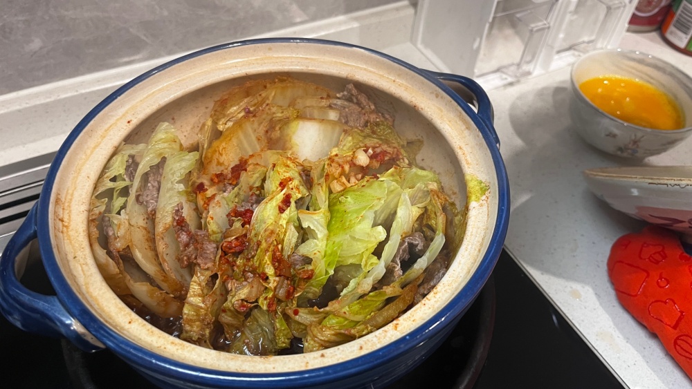 冬日白菜牛肉煲