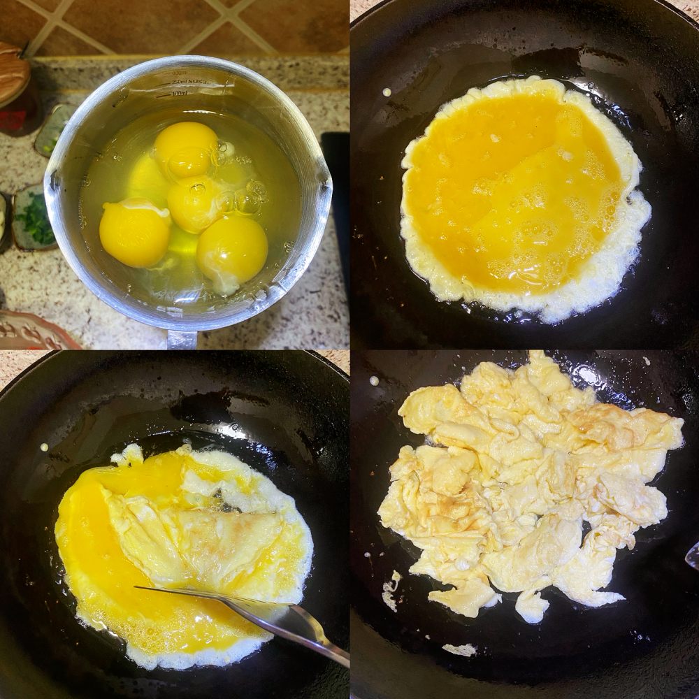 番茄炒蛋 （又名“西红柿炒鸡蛋”）