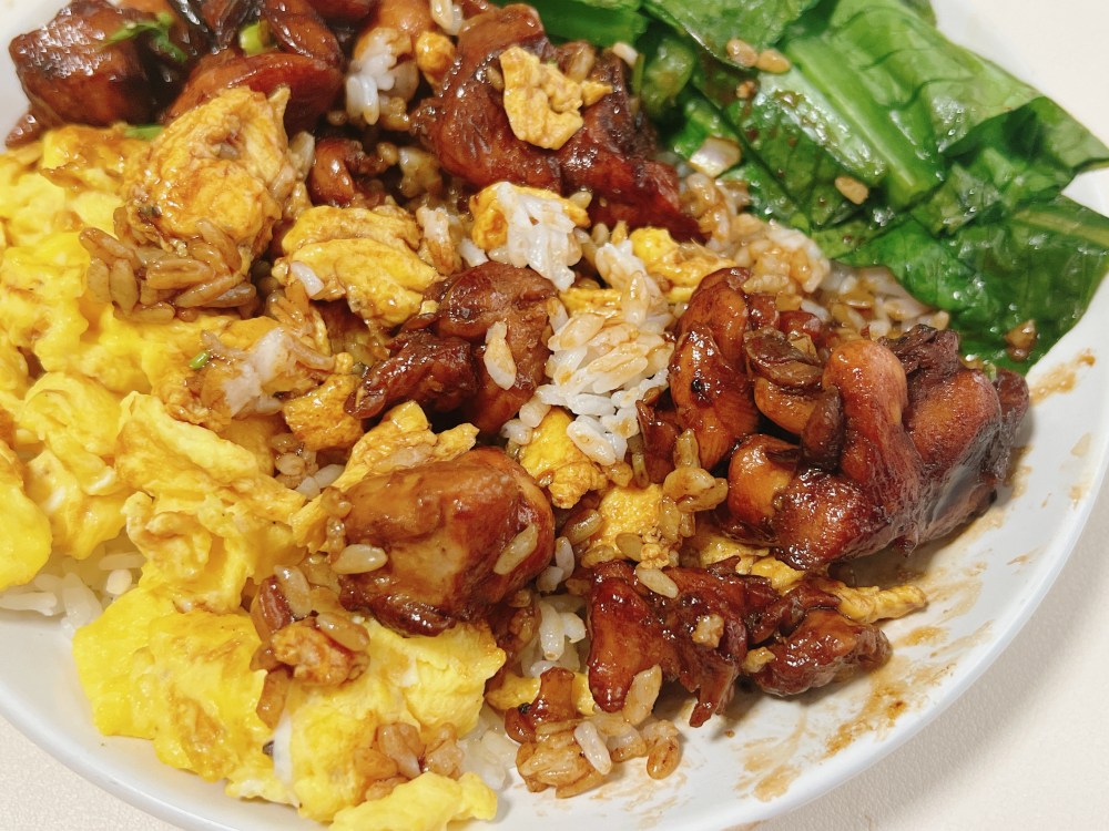 三色鸡肉饭，颜值高超好吃的春日餐