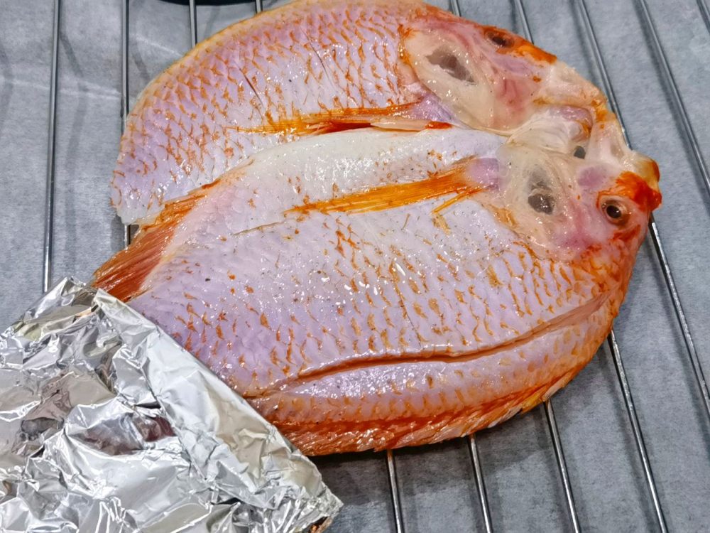 家常烤箱烤红鲷鱼