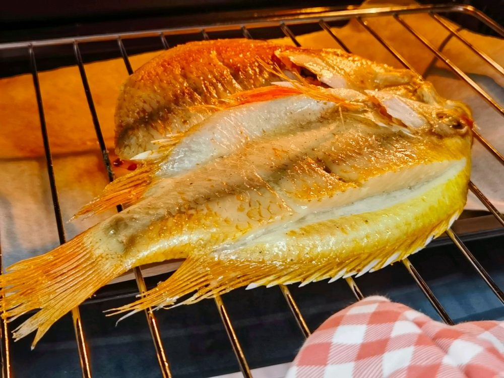 家常烤箱烤红鲷鱼
