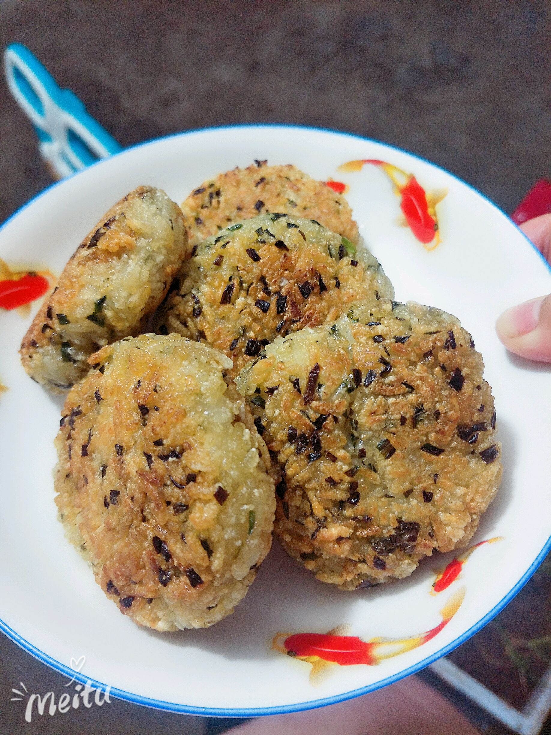 韭菜糍粑