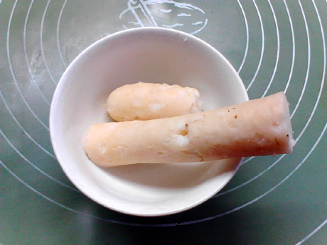 山药泥蓝莓汁