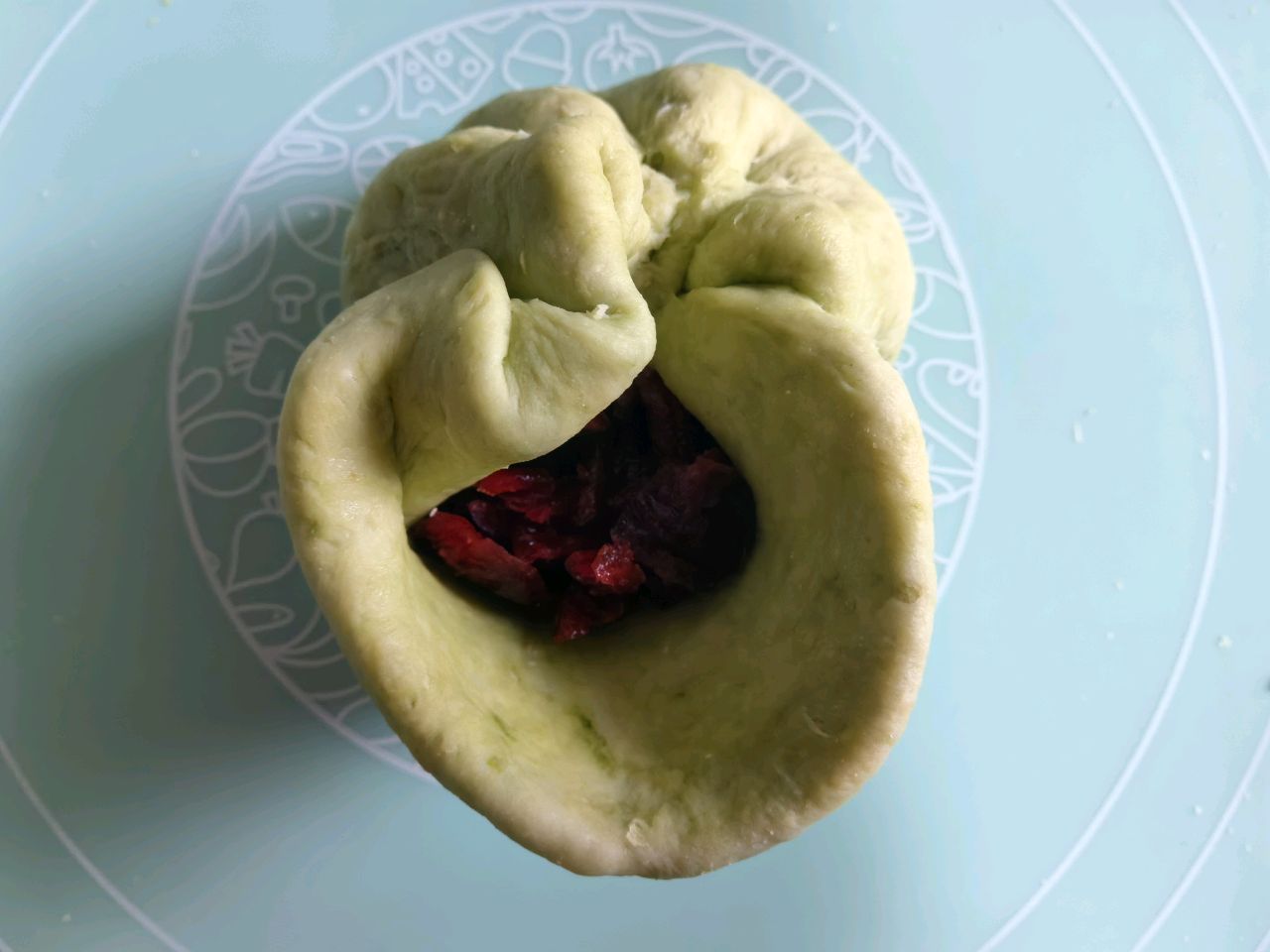 抹茶蔓越莓卷
