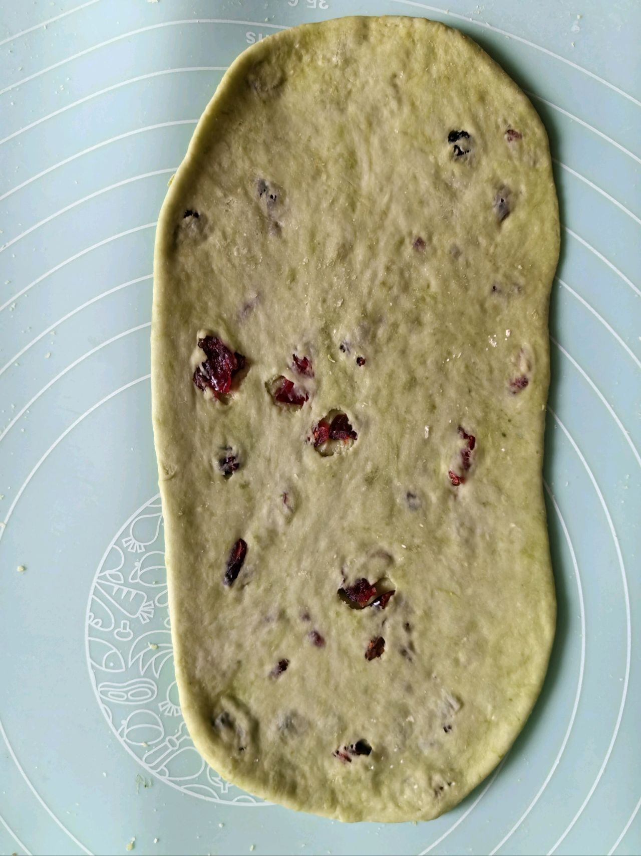 抹茶蔓越莓卷