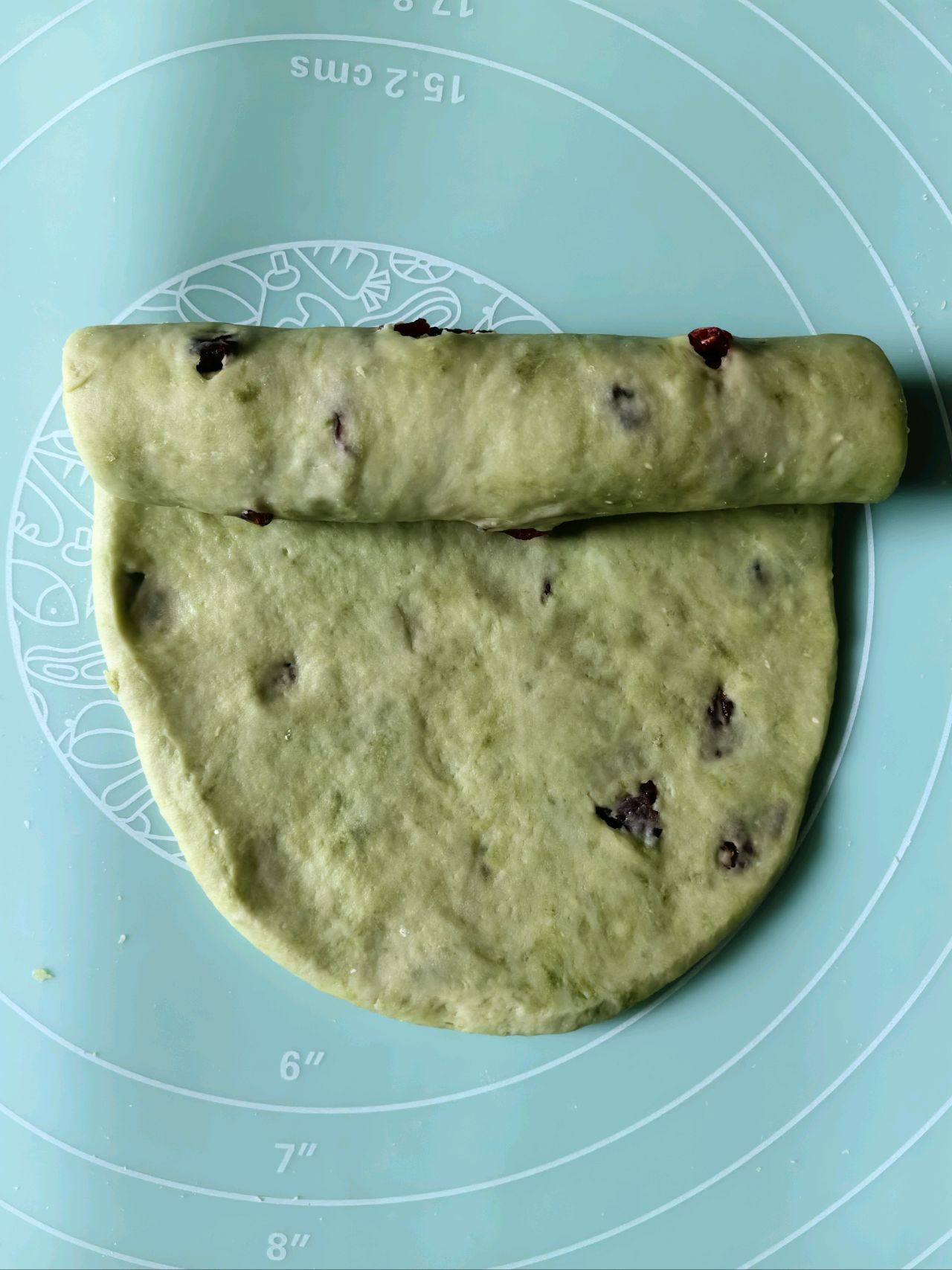 抹茶蔓越莓卷