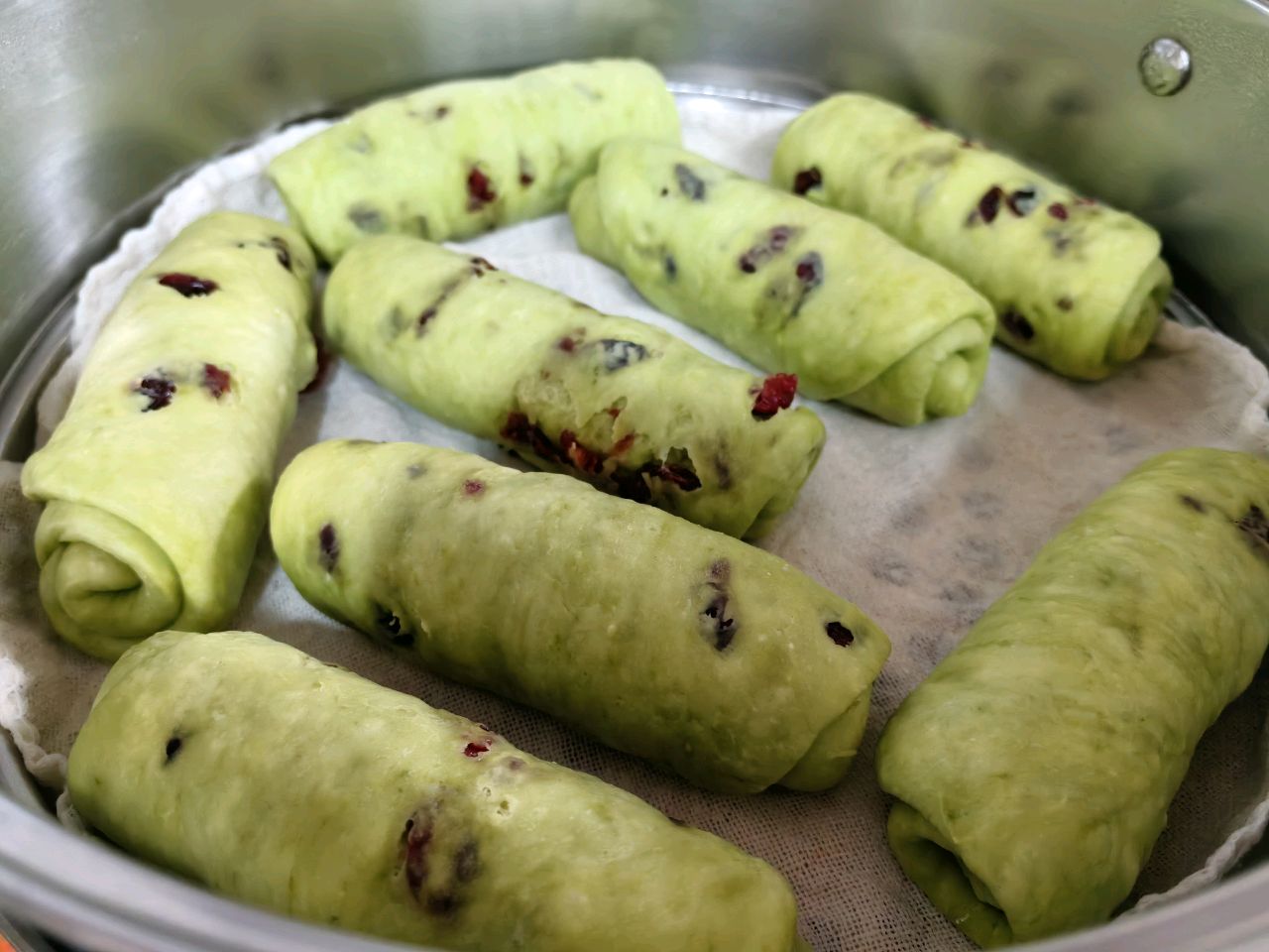 抹茶蔓越莓卷