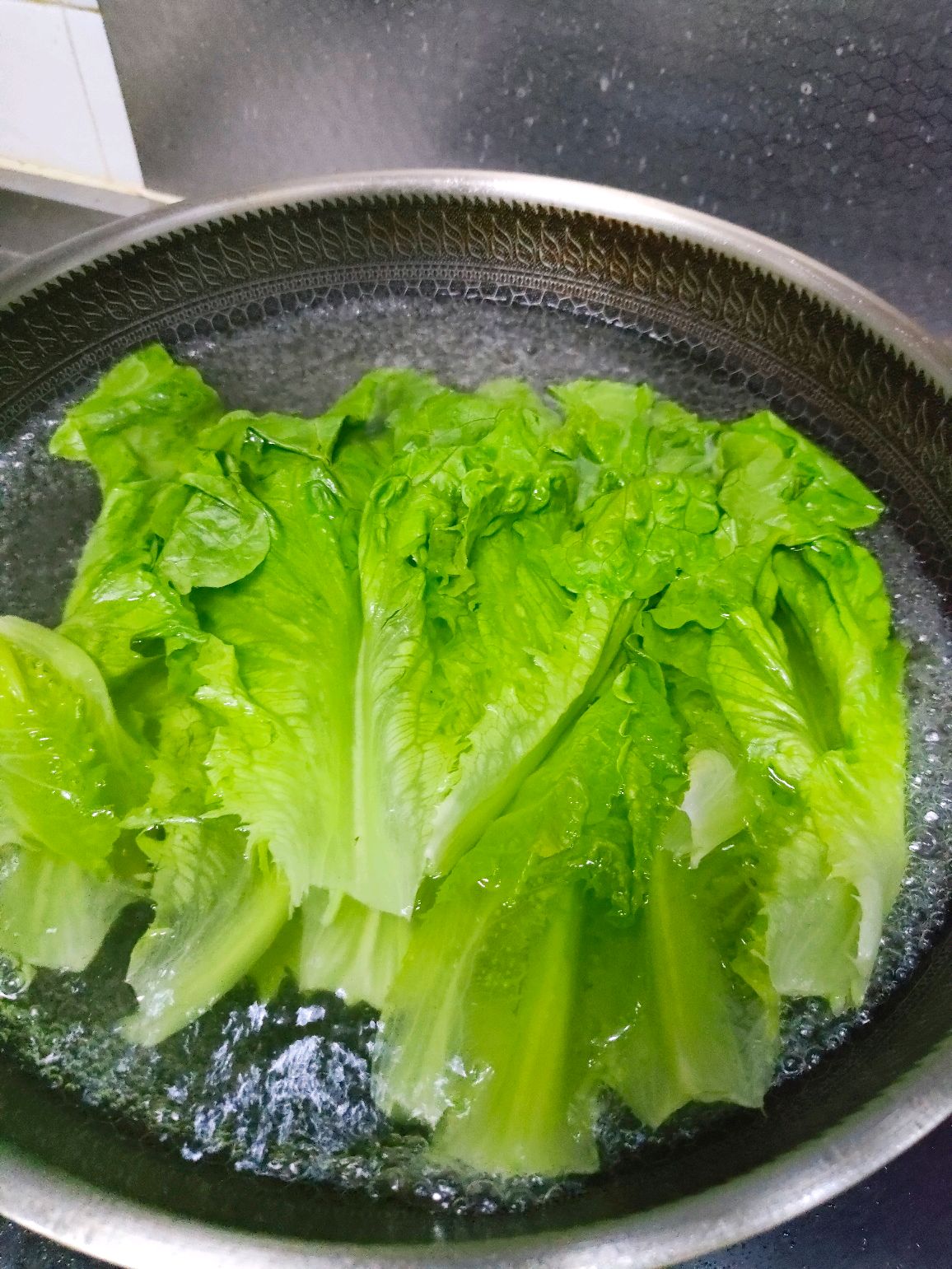 白灼生菜