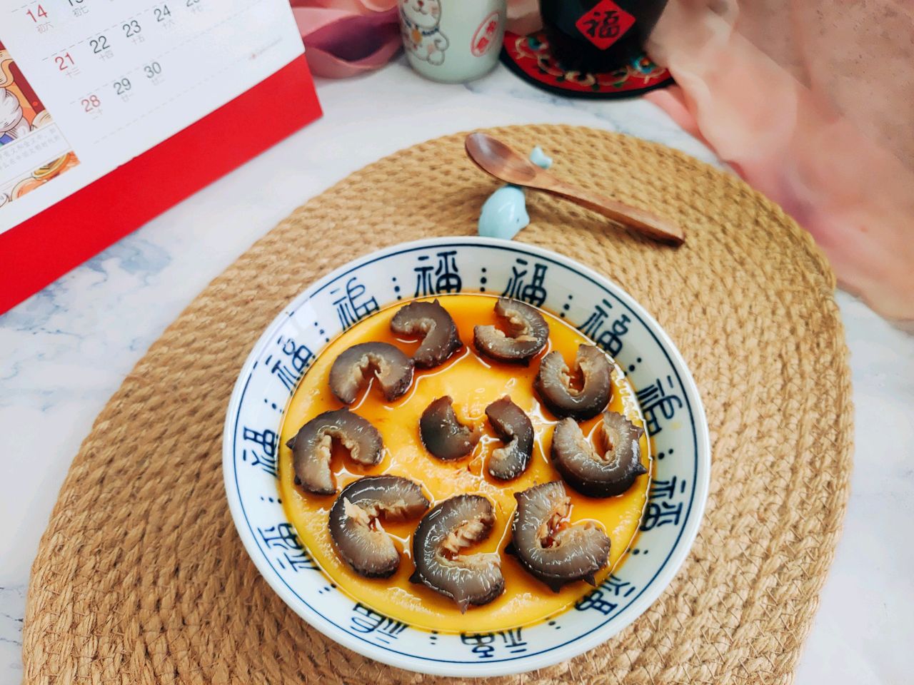海参鸡蛋羹