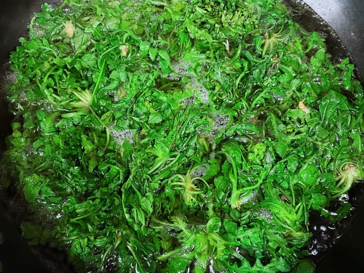 荠菜鸡蛋饼