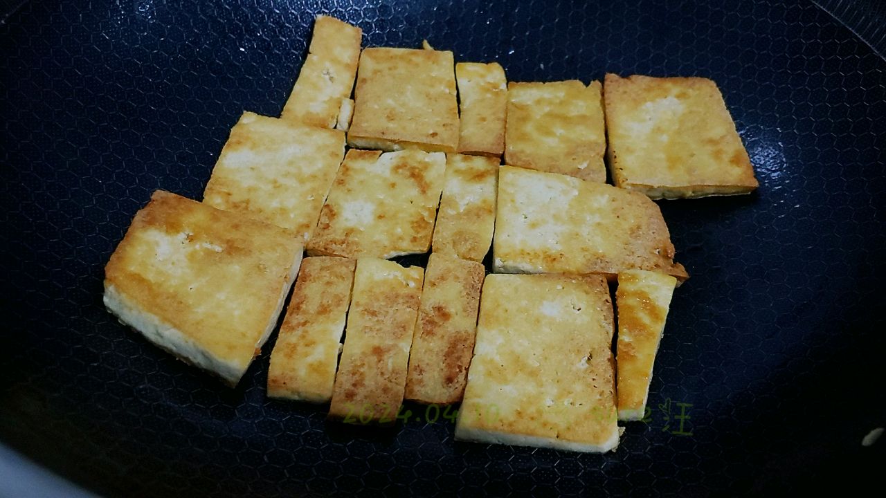 葱油豆腐蚝油菜