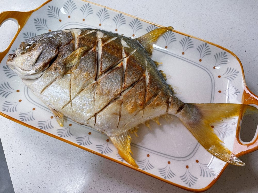 豆豉烧鲳鱼