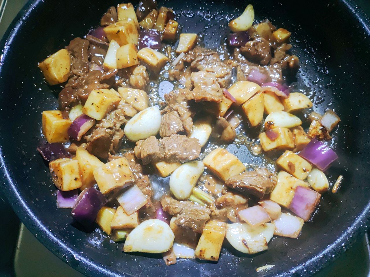 黑椒牛排杏鲍菇