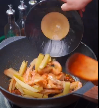 干锅土豆虾