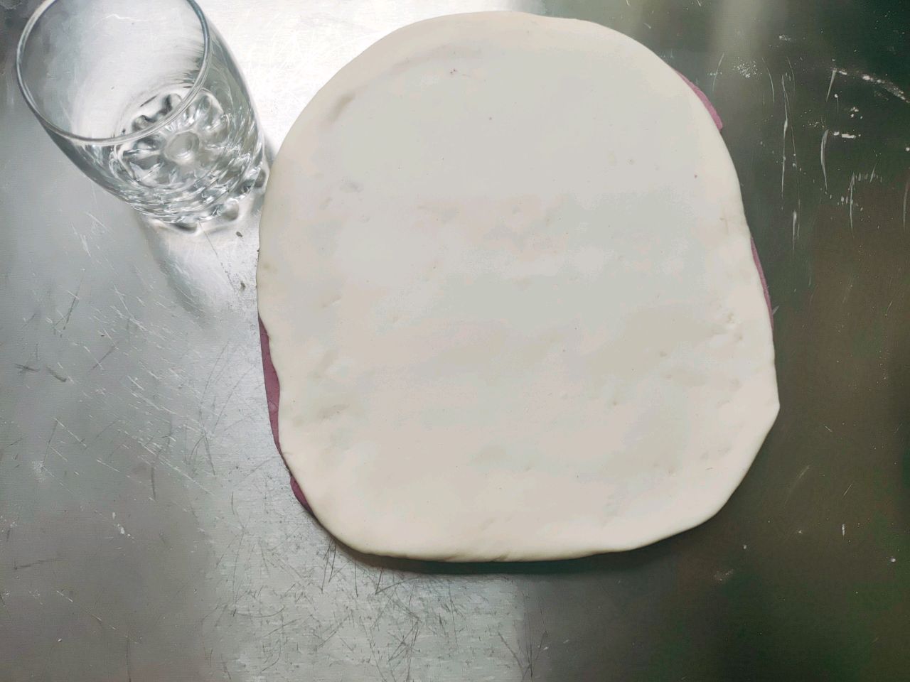 双色花朵馒头