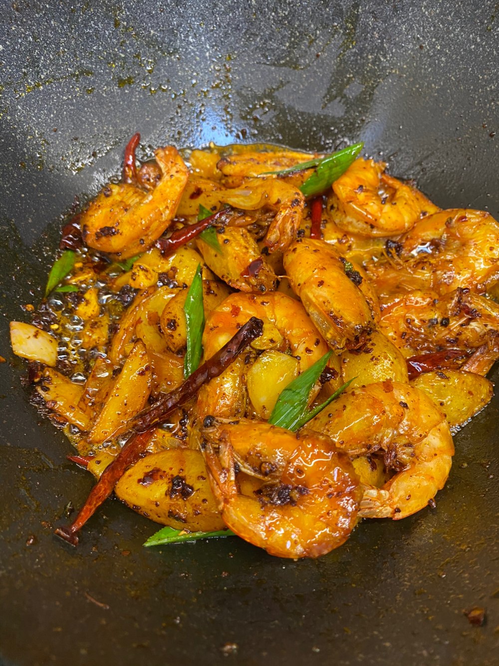 干锅香辣虾