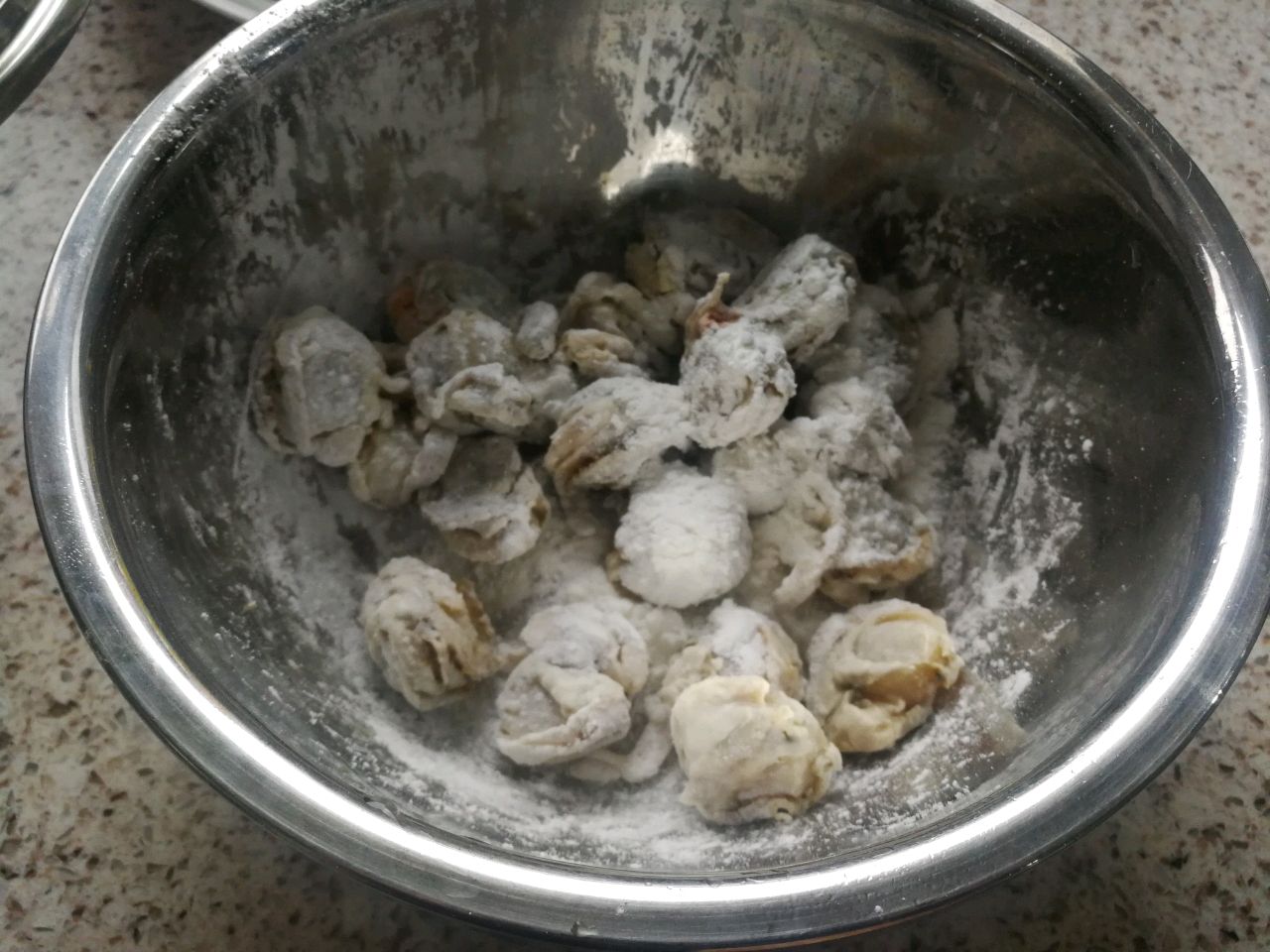 白玉菇爆炒扇贝丁