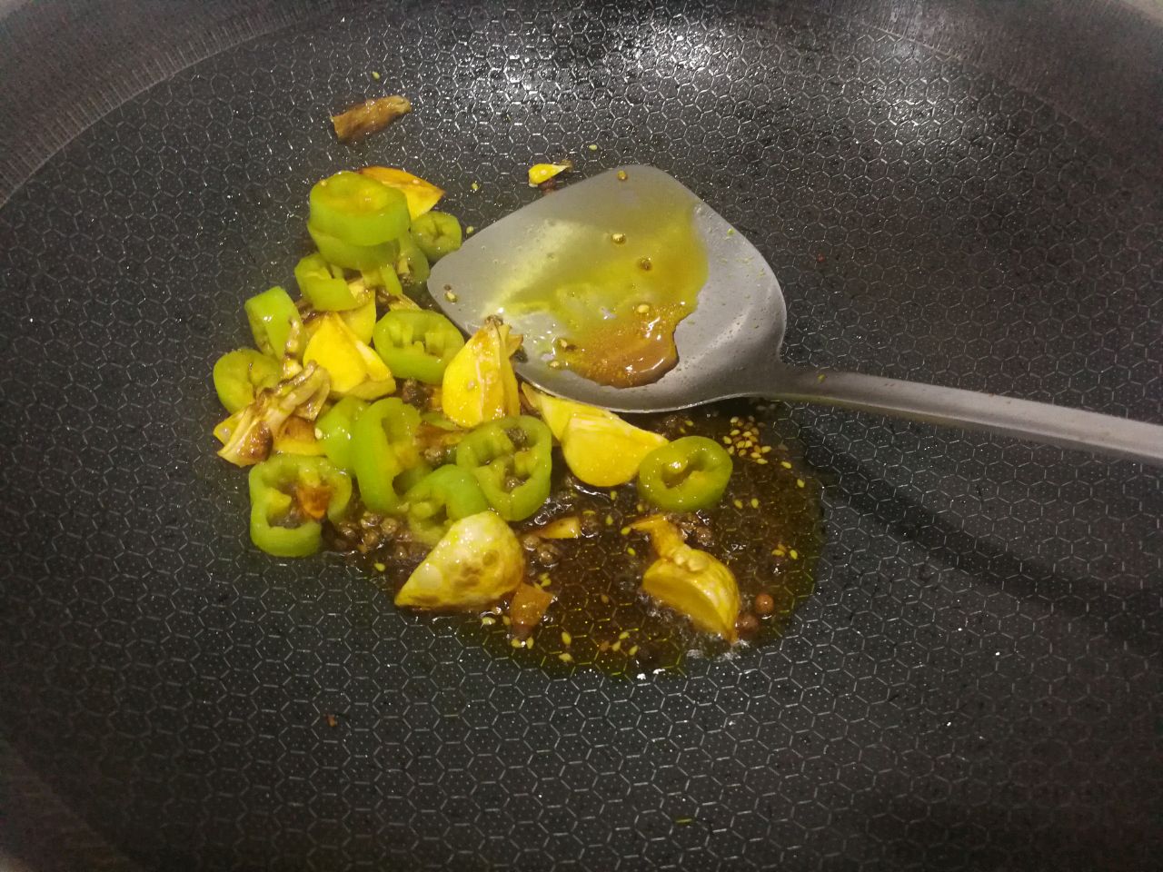 白玉菇爆炒扇贝丁