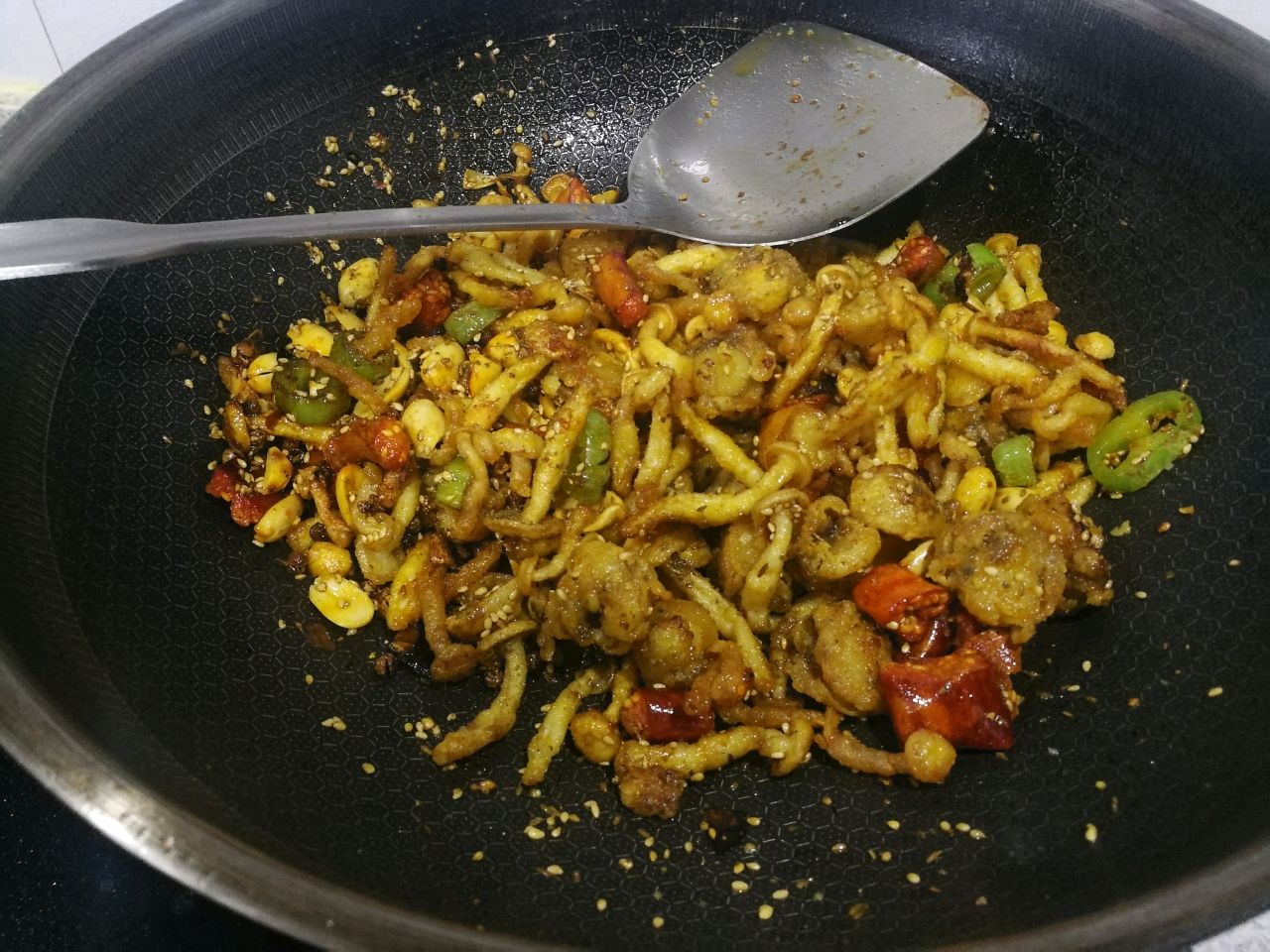 白玉菇爆炒扇贝丁