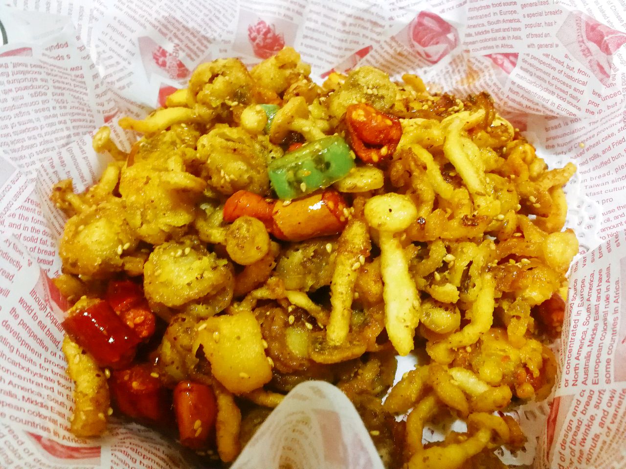 白玉菇爆炒扇贝丁