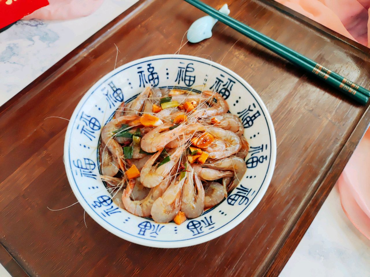 炝青虾