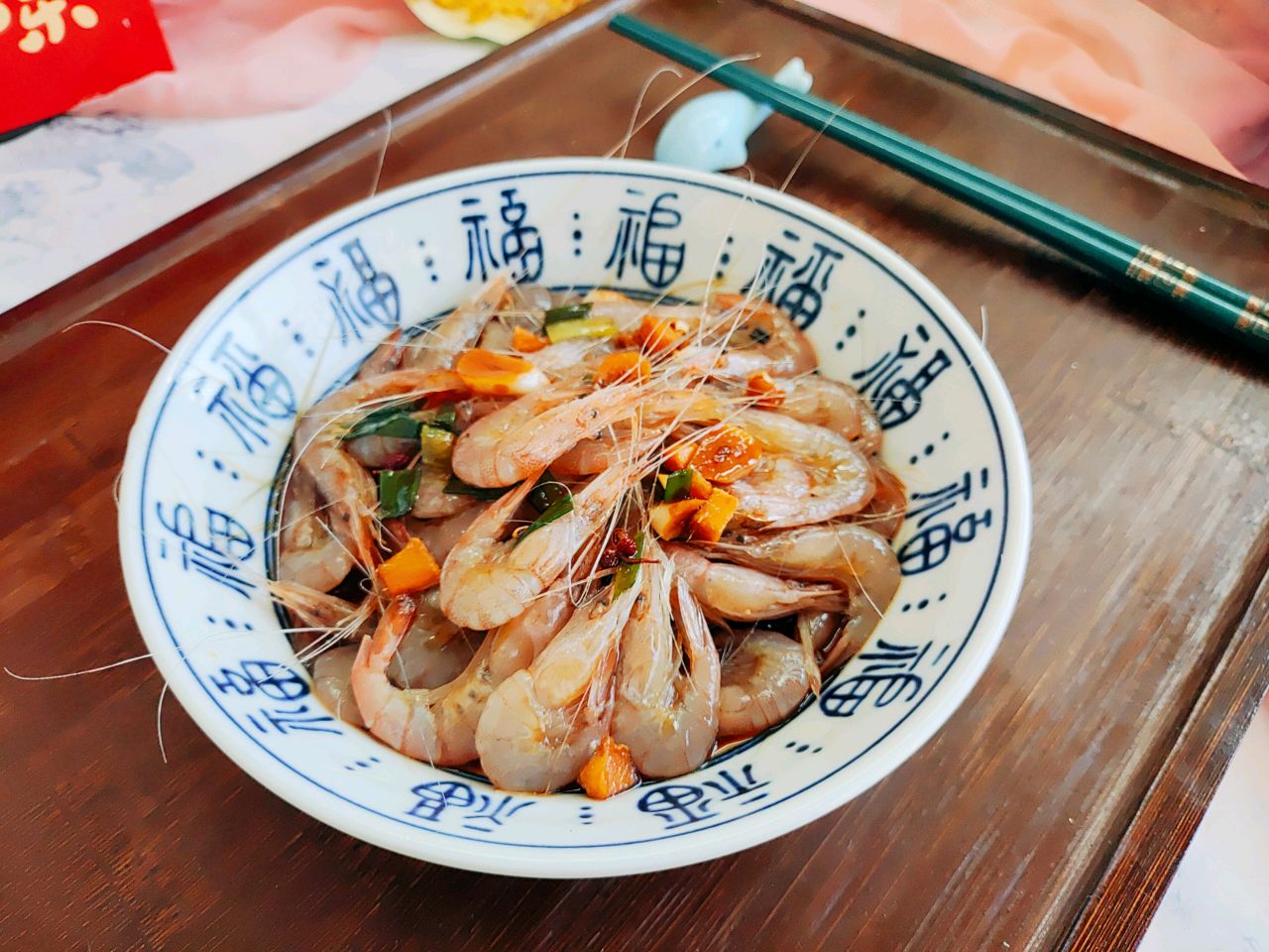 炝青虾