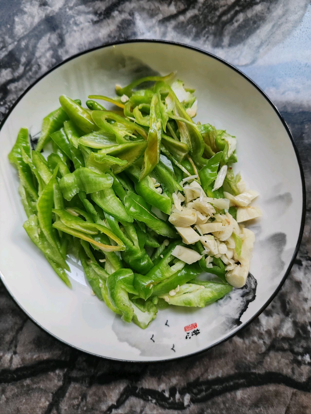 青椒炒腊肠