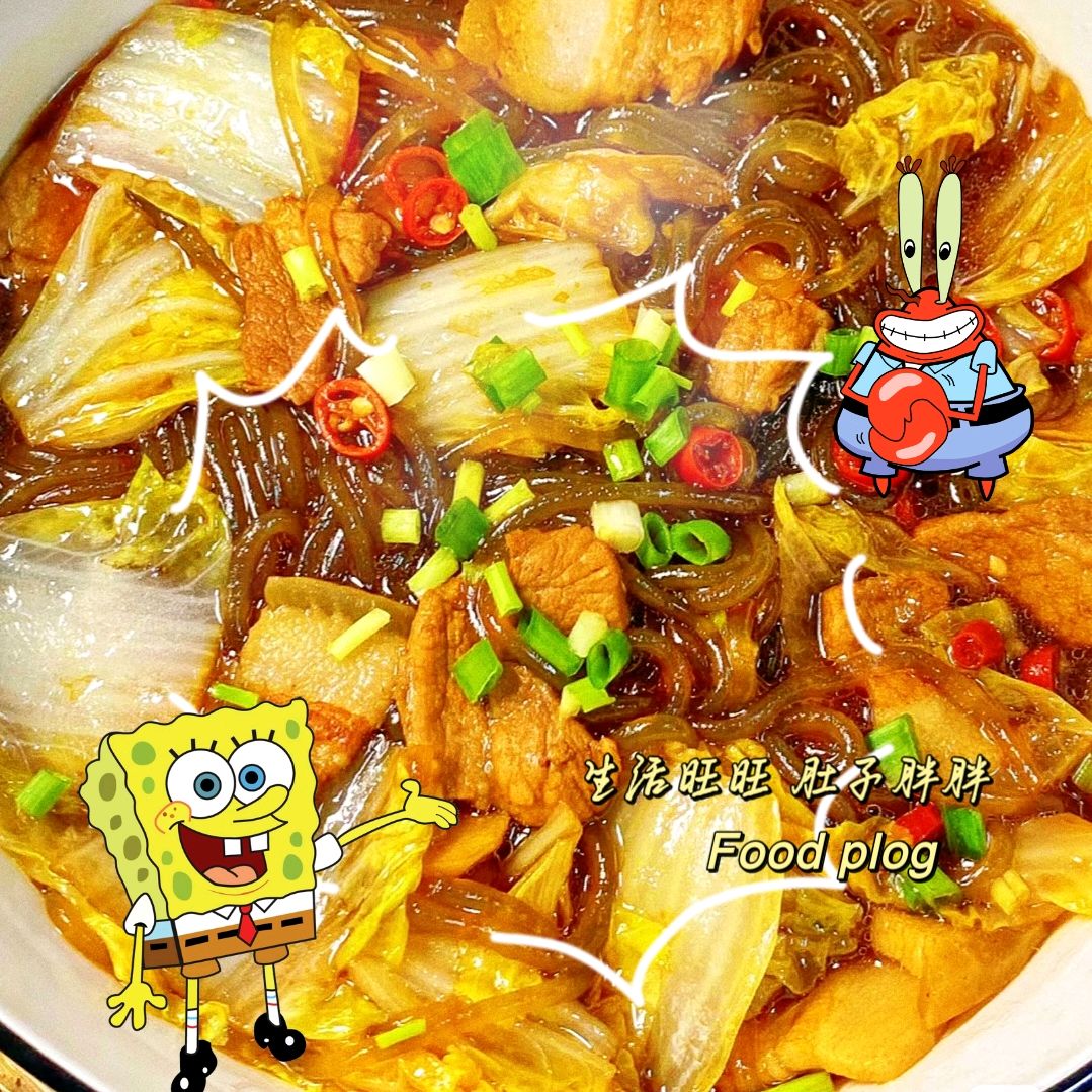 猪肉白菜炖粉条