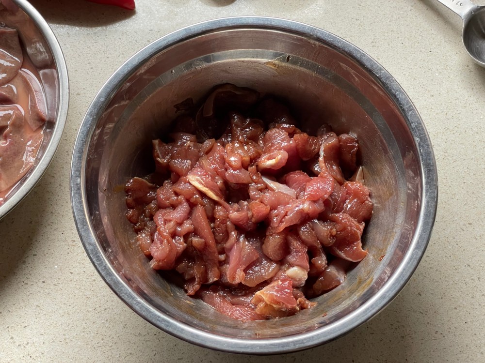 嫩炒猪肝瘦肉
