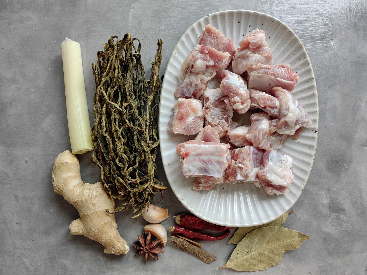 干豆角烧排骨