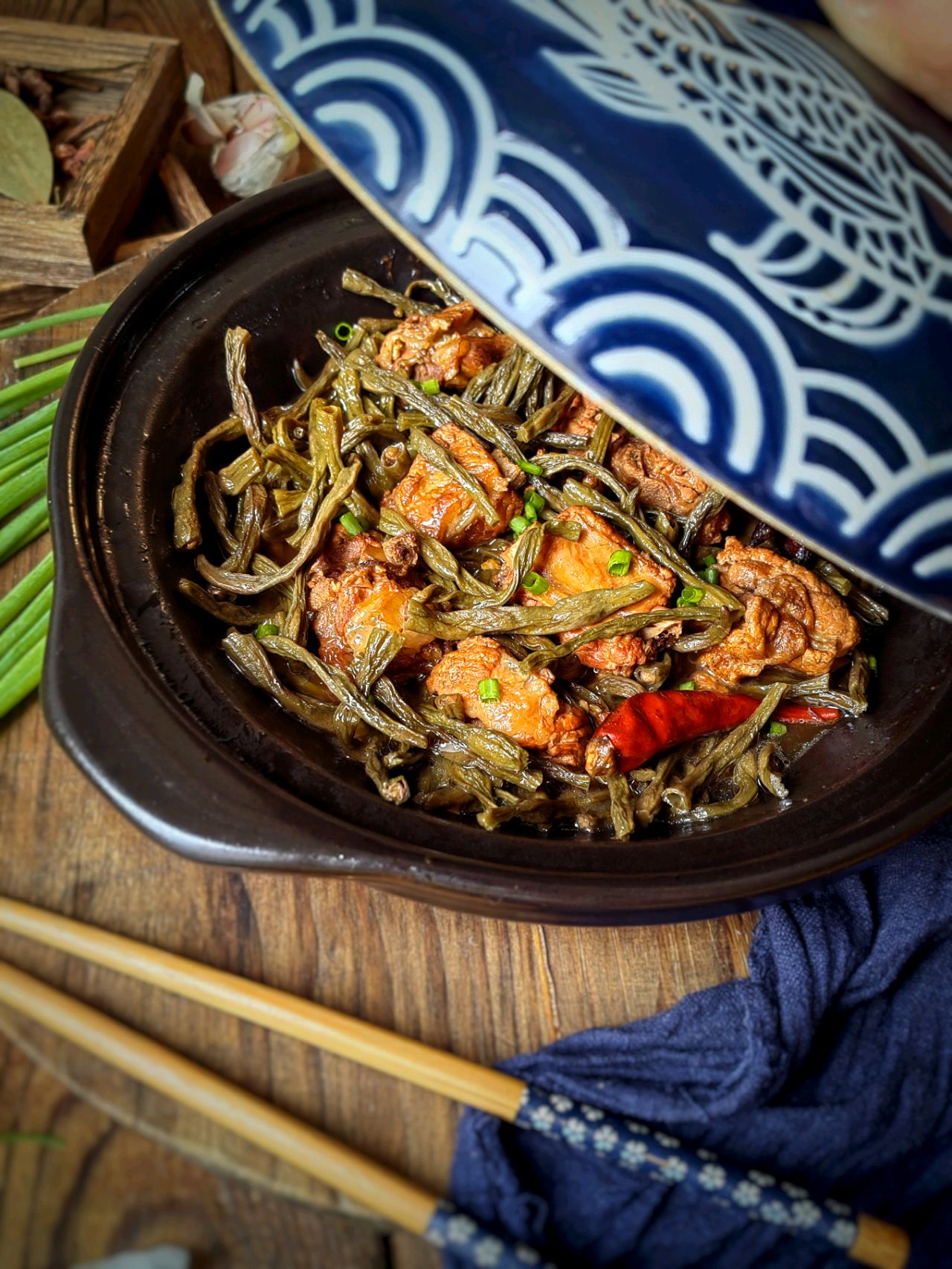 干豆角烧排骨