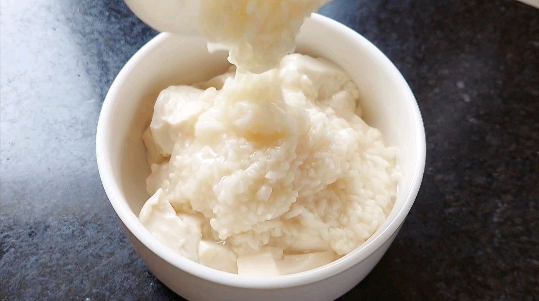 酒酿冰奶豆花