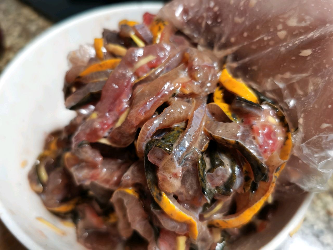 青椒炒鳝丝