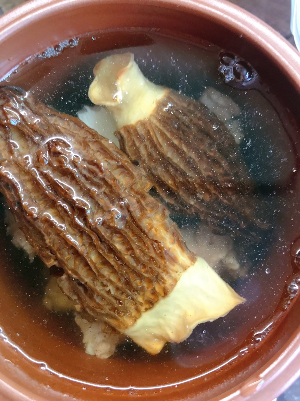羊肚菌淮山排骨汤