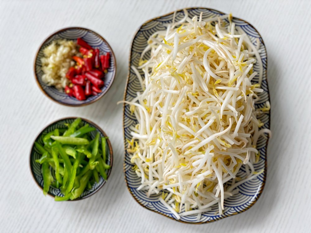 炝炒豆芽菜