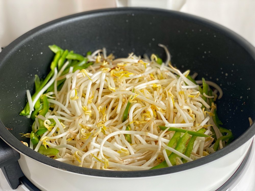 炝炒豆芽菜
