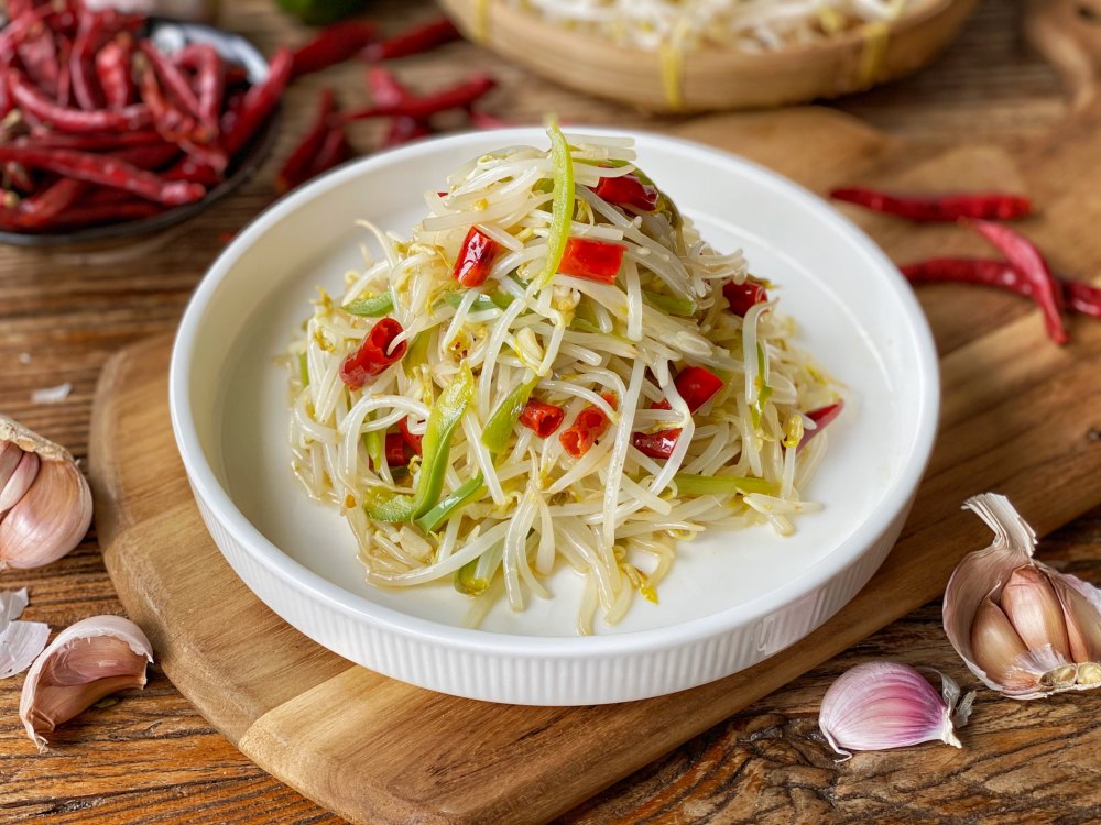 炝炒豆芽菜