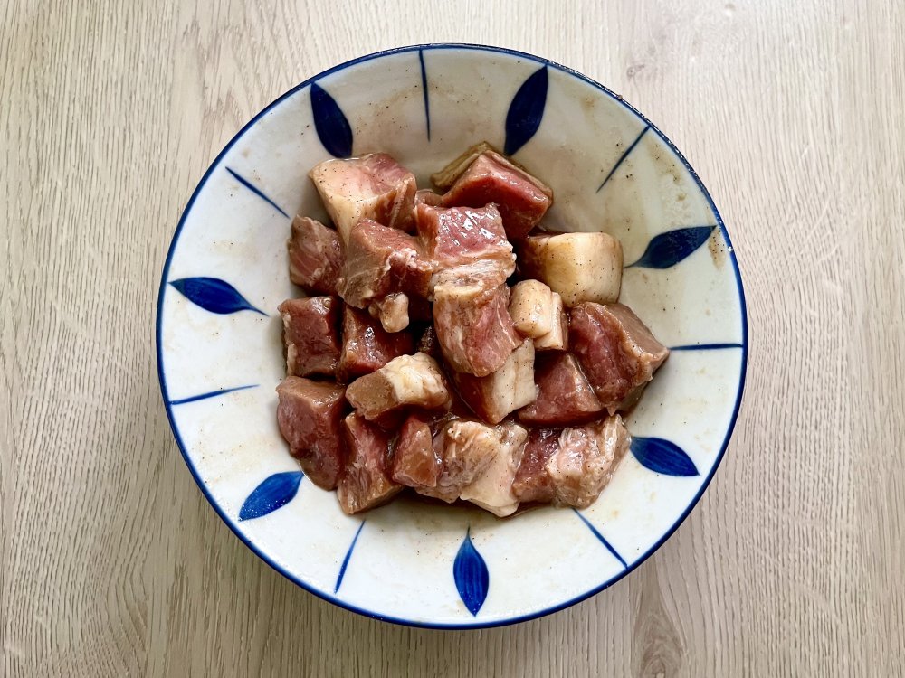 黑椒杏鲍菇牛肉粒