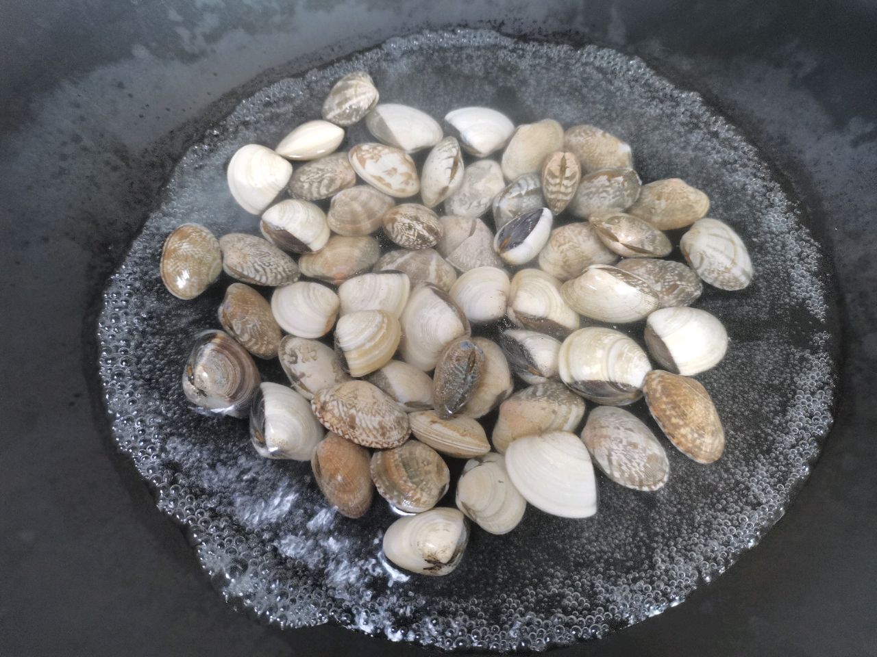 丝瓜牛肉蒸白贝花甲